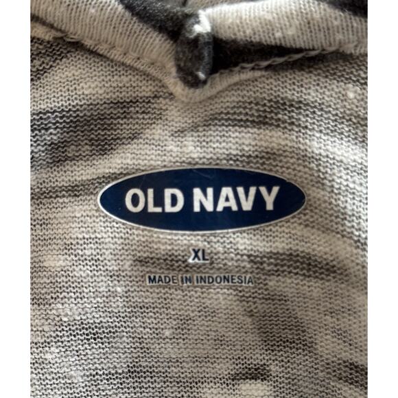 Old Navy Ruffle Trim Linen Blend Palm Print Top Size XL - Picture 4 of 7